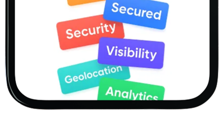 Smartphone screen mockup showing 'Device locked'